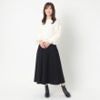 ポーシャル(poushal)の【洗える・ウエストゴム】8枚はぎフレアースカート14
