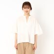 ポーシャル(poushal)の【洗える】サッカー素材ふんわりブラウス1