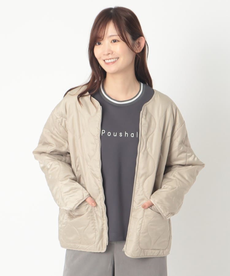 ポーシャル(poushal)の【3WAY】ライナー付きフードタフタコート29