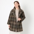 ポーシャル(poushal)の【ビッグチェック】ミドル丈カジュアルコート9