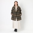 ポーシャル(poushal)の【ビッグチェック】ミドル丈カジュアルコート11