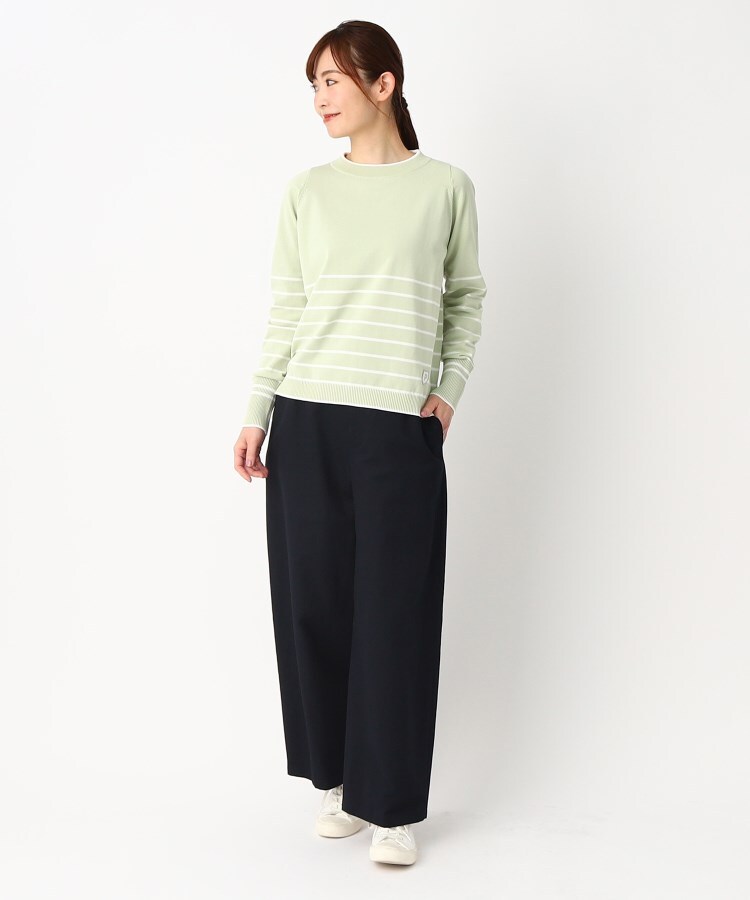 ポーシャル(poushal)の【春夏に活躍！】細ボーダープルオーバーニット12