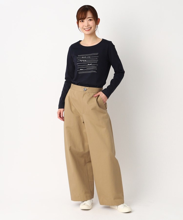 洗える】コクーンシルエットパンツ(フルレングスパンツ 洗える】コクーンシルエットパンツ(フルレングスパンツ