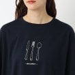ポーシャル(poushal)の【洗える】カトラリーイラストTシャツ4
