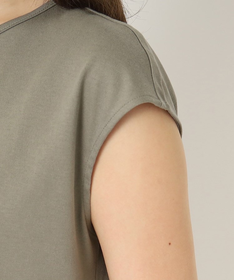 ポーシャル(poushal)の【洗える】トートバッグプリントフレンチスリーブTシャツ5