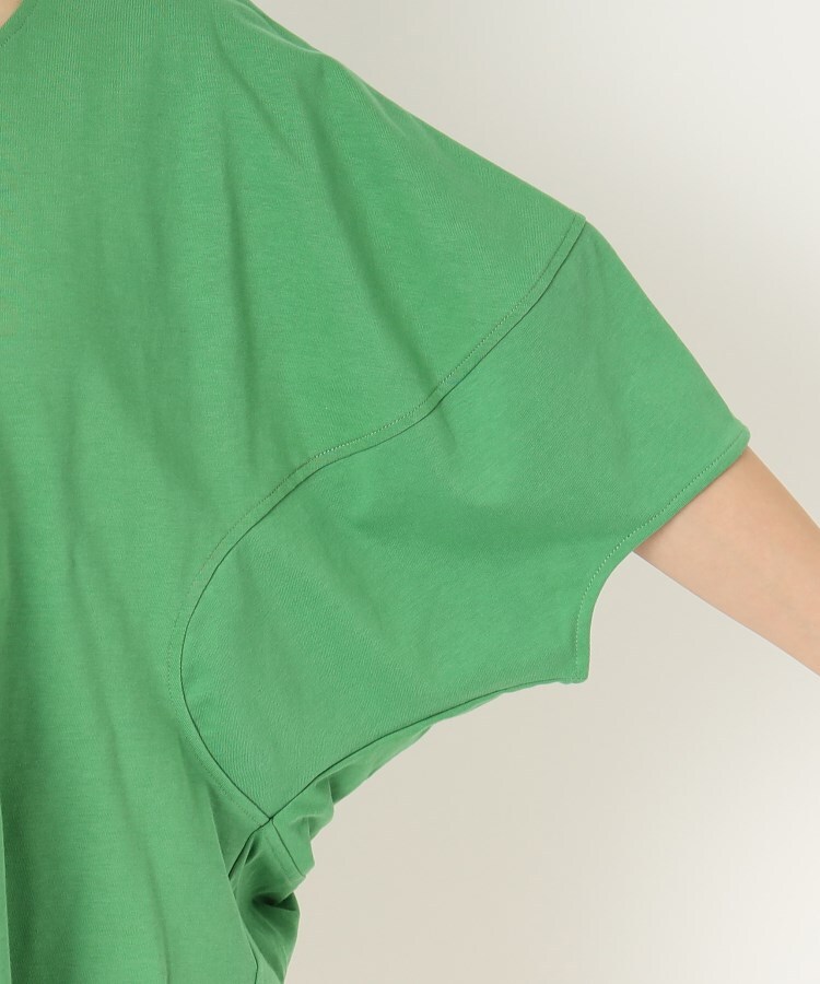 ポーシャル(poushal)の【洗える】袖コンシャスふんわりTシャツ5