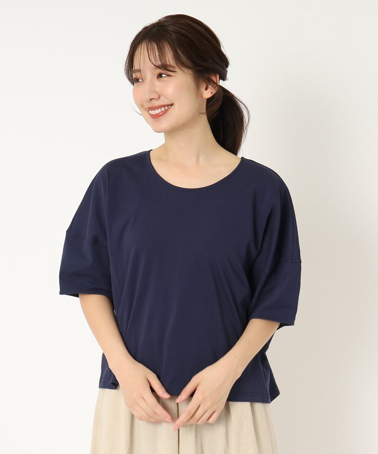 ポーシャル(poushal)の【洗える】袖コンシャスふんわりTシャツ20