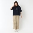 ポーシャル(poushal)の【洗える】カーブシルエットワイドパンツ14