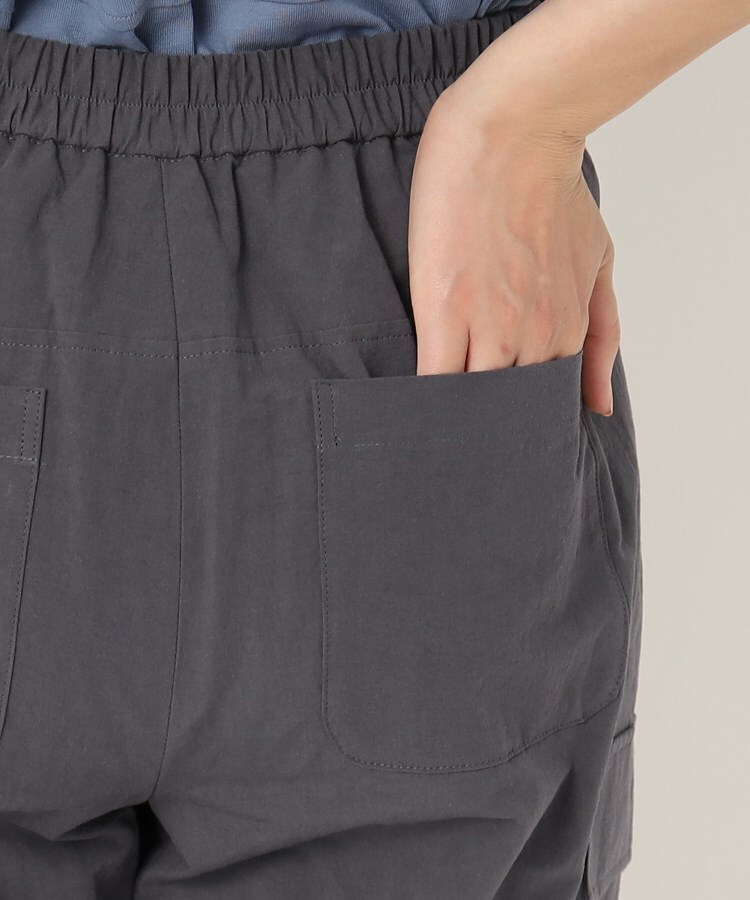 ポーシャル(poushal)の【洗える・コットンリネン】カーゴパンツ6