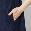 ポーシャル(poushal)の【コットンレース素材】ノーカラーロング丈ブラウス7