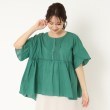 ポーシャル(poushal)の【洗える】ピンタック×ギャザー・オーバーブラウス10