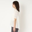 ポーシャル(poushal)の【洗える・袖レース】5分袖ブラウス2