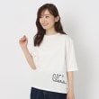 ポーシャル(poushal)の【洗える】コンセントイラストTシャツ アイボリー(004)