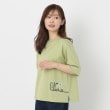 ポーシャル(poushal)の【洗える】コンセントイラストTシャツ グリーン(023)