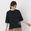 ポーシャル(poushal)の【洗える】コンセントイラストTシャツ ブルー(093)