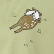 ポーシャル(poushal)の【洗える】お昼寝クマイラストTシャツ14