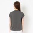 ポーシャル(poushal)の【洗える】フレンチスリーブ＆ちょびハイネックTシャツ3