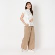 ポーシャル(poushal)の【洗える】フレンチスリーブ＆ちょびハイネックTシャツ10
