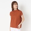 ポーシャル(poushal)の【洗える】フレンチスリーブ＆ちょびハイネックTシャツ12