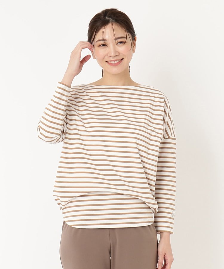 ポーシャル(poushal)の【洗える】ブラウジングシルエットプルオーバージャージ20