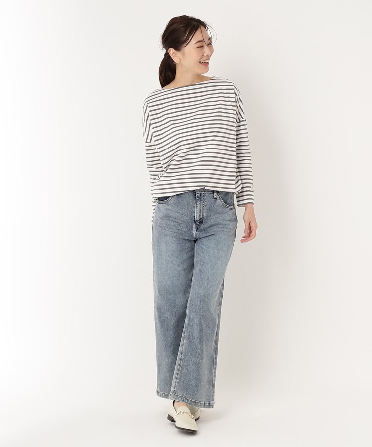 ポーシャル(poushal)の【洗える】ブラウジングシルエットプルオーバージャージ30