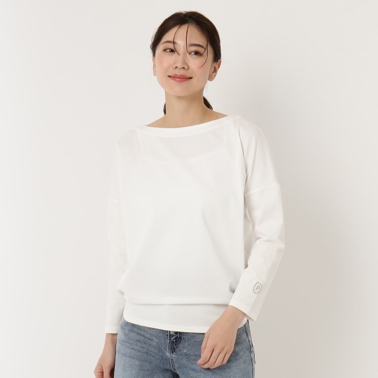ポーシャル(poushal)の【洗える】ブラウジングシルエットプルオーバージャージ カットソー