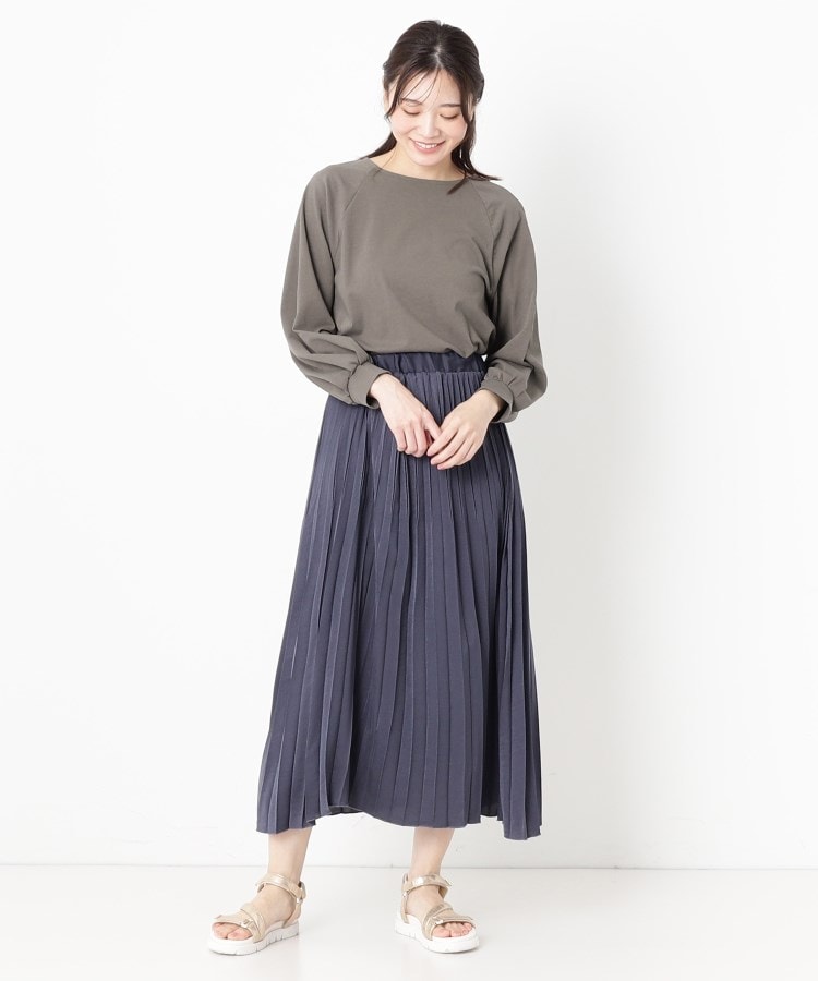 ポーシャル(poushal)の【洗える・パフ袖】シャツテールプルオーバー13