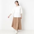 ポーシャル(poushal)の【洗える・パフ袖】シャツテールプルオーバー8