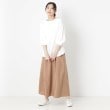 ポーシャル(poushal)の【洗える・パフ袖】シャツテールプルオーバー9