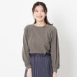 ポーシャル(poushal)の【洗える・パフ袖】シャツテールプルオーバー11