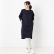 ポーシャル(poushal)の【洗える】コクーンシルエットジャージワンピース13