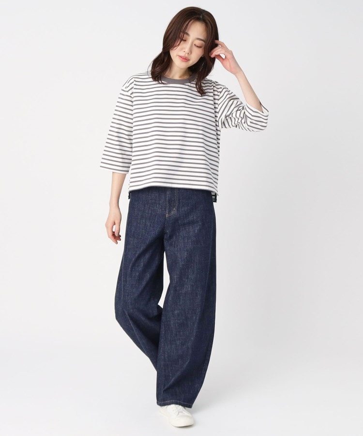 ポーシャル(poushal)の【洗える】カーヴィーデニムパンツ18