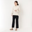 ポーシャル(poushal)の【洗える・ウエストリブ】ダンボールフレアパンツ7