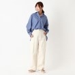 ポーシャル(poushal)の【洗える・コットン】ワイドワークパンツ12