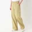 ポーシャル(poushal)の【洗える・コットン】ワイドワークパンツ18