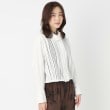 ポーシャル(poushal)の【レース使い】ショート丈ブルゾン風ブラウス9