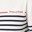 ポーシャル(poushal)の【洗える・コットン混】ボーダープルオーバーニット18