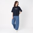 ポーシャル(poushal)の【洗える・コットン】ロゴポイント半そでTシャツ21