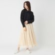 ポーシャル(poushal)の【リバーシブル・ウエストゴム】チュールレイヤードスカート20