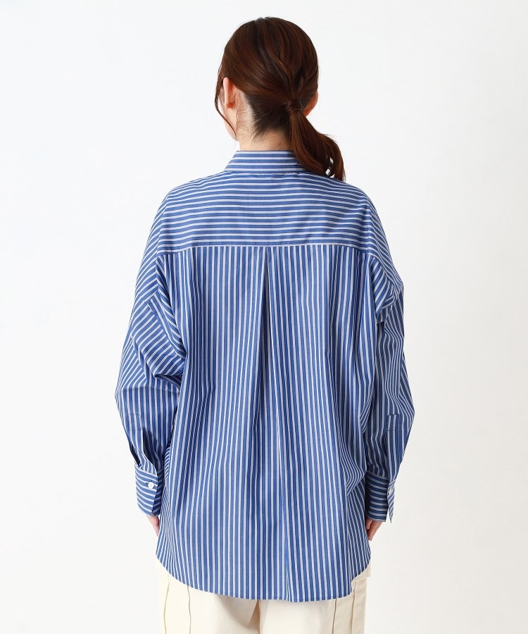 ポーシャル(poushal)の【洗える】ボリュームシルエットシャツ3