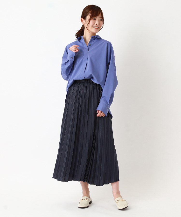 ポーシャル(poushal)の【洗える】ボリュームシルエットシャツ15