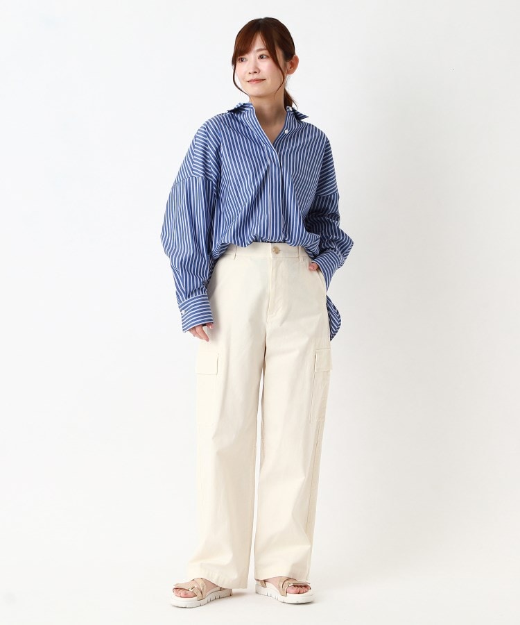 ポーシャル(poushal)の【洗える】ボリュームシルエットシャツ27