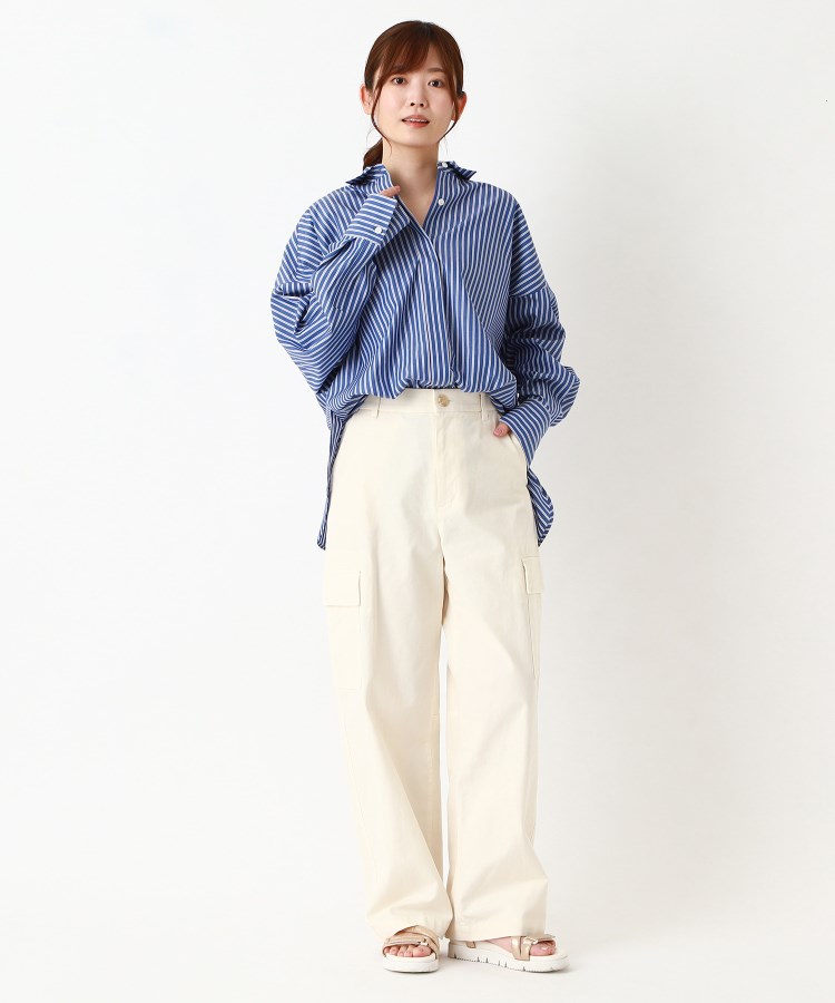 ポーシャル(poushal)の【洗える】ボリュームシルエットシャツ28
