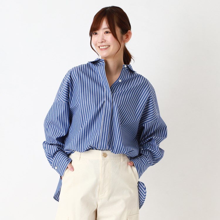 ポーシャル(poushal)の【洗える】ボリュームシルエットシャツ シャツ・ブラウス