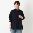 ポーシャル(poushal)の【洗える】ボリュームシルエットシャツ ブルー(093)