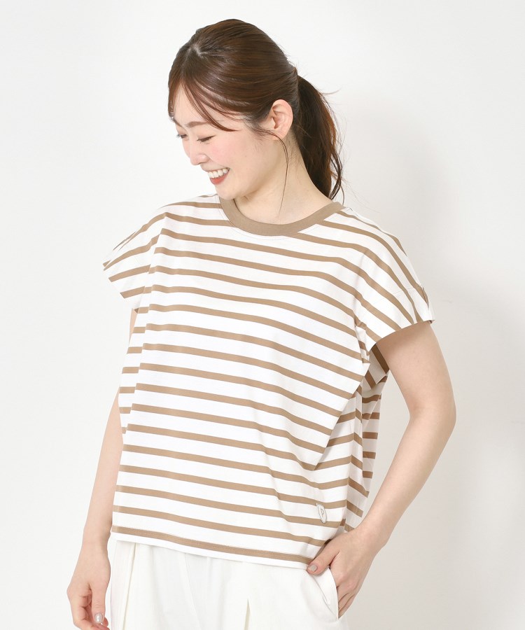 ポーシャル(poushal)の【洗える・コットン】ボクシーシルエットプルオーバージャージ11