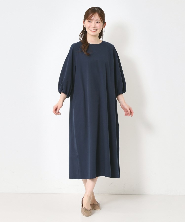 ポーシャル(poushal)の【洗える・コットン】パフ袖ふんわりワンピース18