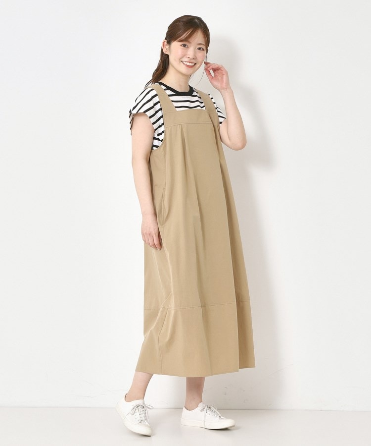 ポーシャル(poushal)の【洗える・コットン】コクーンシルエットジャンパースカート19