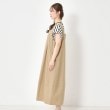 ポーシャル(poushal)の【洗える・コットン】コクーンシルエットジャンパースカート2