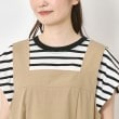 ポーシャル(poushal)の【洗える・コットン】コクーンシルエットジャンパースカート4